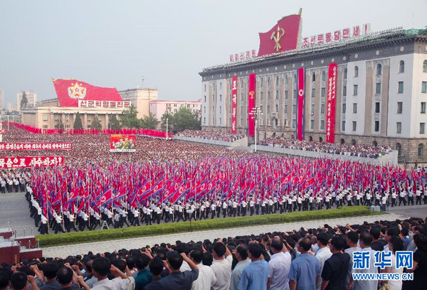 朝鮮近10萬民眾集會紀念“反美斗爭日”5