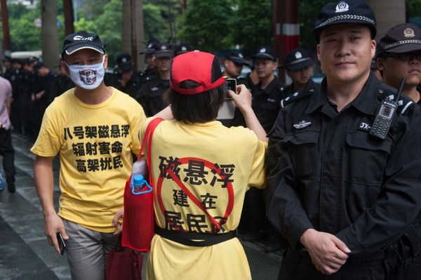 深圳市民反對地鐵采用高架磁懸浮1