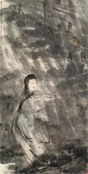 1946年《山鬼圖》，南京博物院館藏