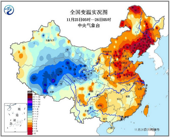 中國大范圍寒潮過程結束東北、華北等地升溫明顯