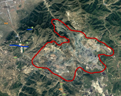 航拍直擊露天采礦 北岳恒山多處山體遭到開挖