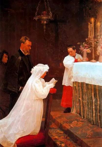 First Communion，1896