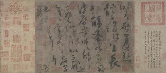 楊凝式（唐）《夏熱帖》 草書(shū) 紙本23.8×33cm