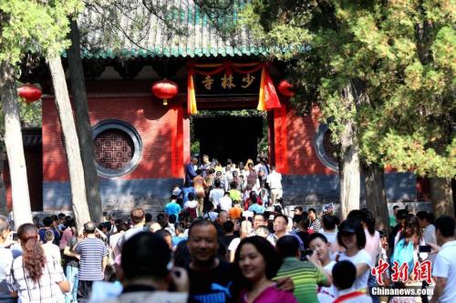 資料圖：嵩山少林寺。<a target='_blank' href='http://www.chinanews.com/'>中新社</a>記者 王中舉 攝