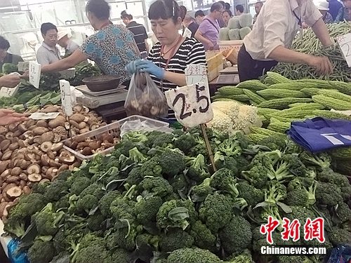 北京西城區(qū)太平天和菜市場內。<a target='_blank' href='http://www.chinanews.com/' >中新網</a> 種卿 攝